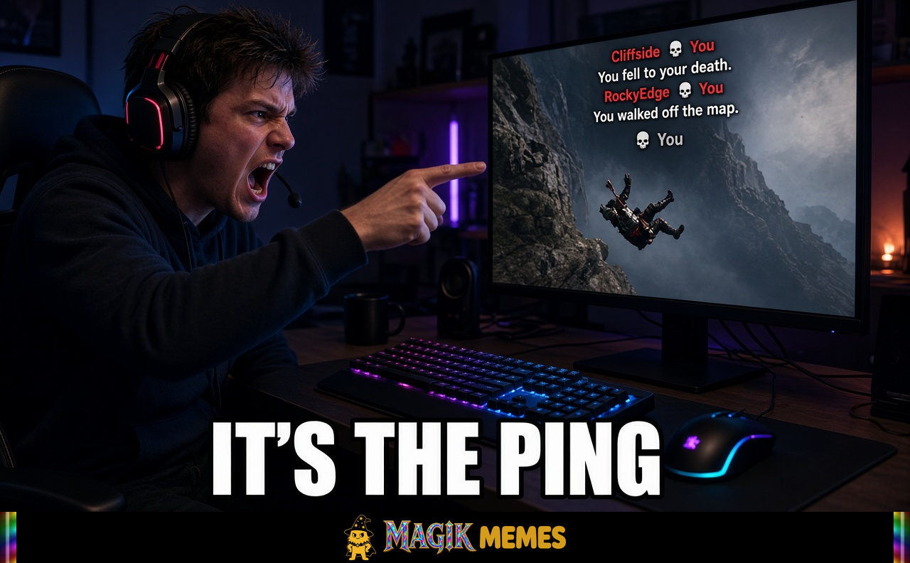 It’s the ping meme